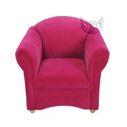 Maribel - różowy fotel