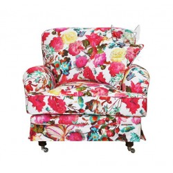 Fotel francuski w kwiaty - Isabella