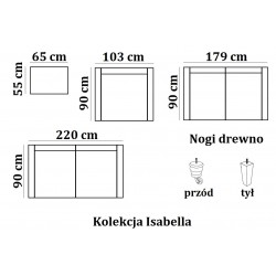 Isabella 220 cm/BF