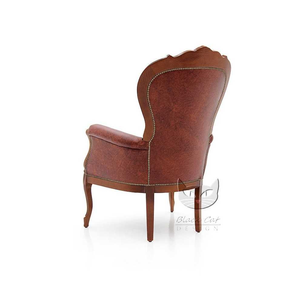 Foglia stylowy skórzany włoski fotel Foglia stylowy skórzany włoski fotel