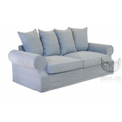 Emma 210 cm - sofa z pokrowcem i funkcją spania