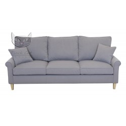 Aramis 240 cm - nierozkładana sofa na wysokich nóżkach do salonu