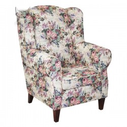 Vintage 2 - stylizowany fotel z wysokim oparciem