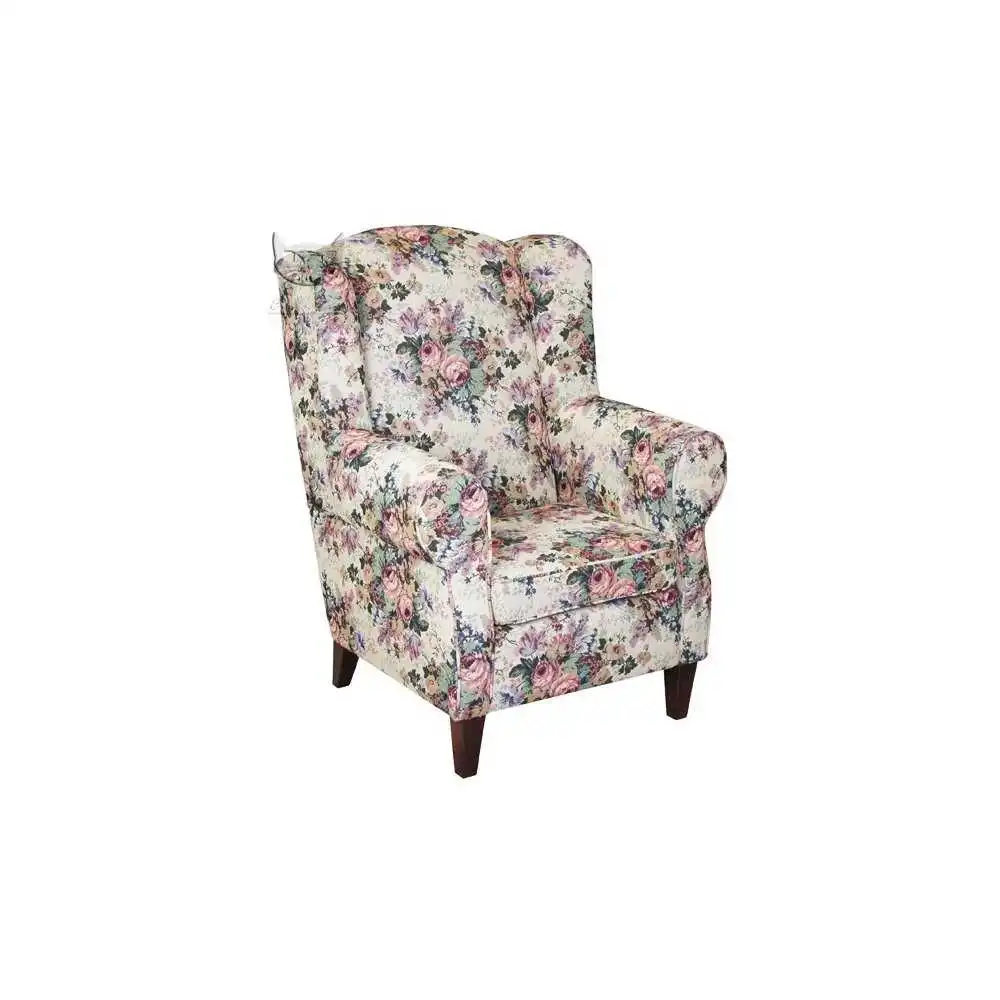 Stylizowany fotel w róże Vintage