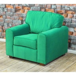 Riccardo - zielony fotel retro