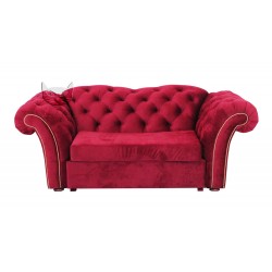 Pikowana stylizowana sofa Wave 204 cm