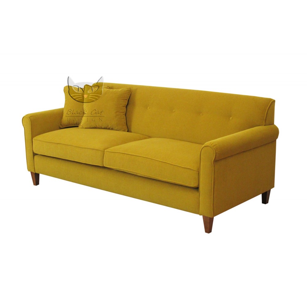 Sofa vintage z pikowanym oparciem Marla 205 