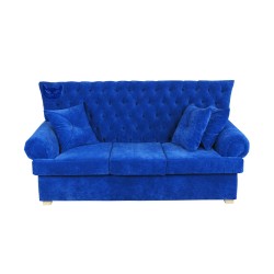 pikowana niebieska sofa Lilo 