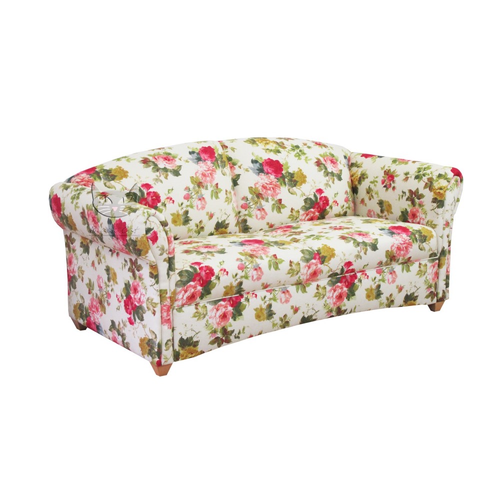 sofa nierozkładana w kwiaty Maribel