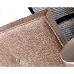 Nowoczesne łóżko tapicerowane Charles