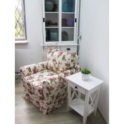 Klasyczny fotel w kwiaty -Flower