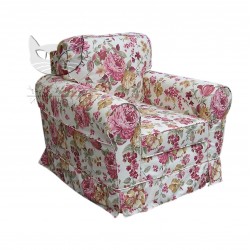Klasyczny fotel w kwiaty -Flower