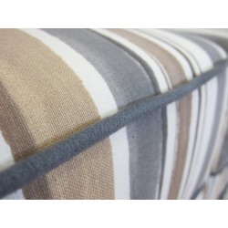 szara klasyczna sofa - Flower 146 cm/BF