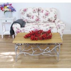 szara klasyczna sofa - Flower 146 cm/BF