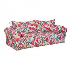 Sofa w stylu vintage - Rosaly 266, bok 33 cm 