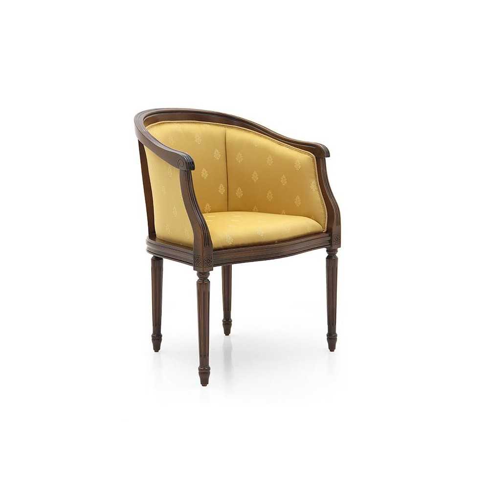 Luigi - drewniany fotel z wysokim oparciem Luigi - drewniany fotel z wysokim oparciem