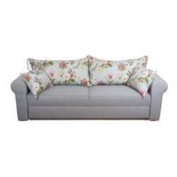 Sofa z poduchami w kwiaty Rosaly