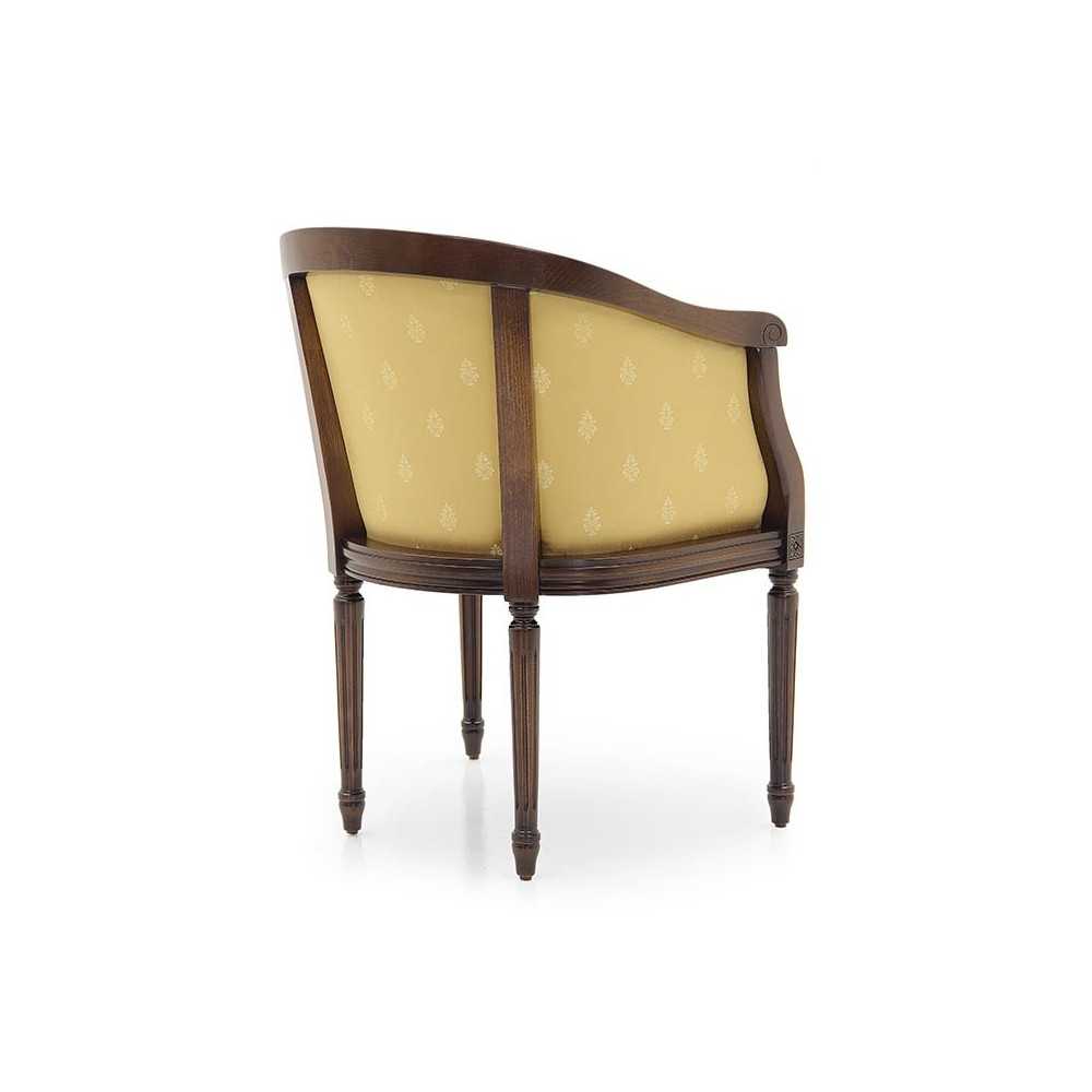 Luigi - drewniany fotel z wysokim oparciem Luigi - drewniany fotel z wysokim oparciem