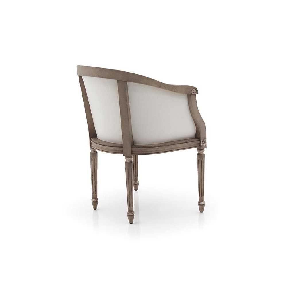 Luigi - drewniany fotel z wysokim oparciem Luigi - drewniany fotel z wysokim oparciem