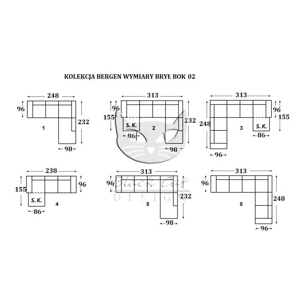 Nowoczesny narożnik Bergen Nowoczesny narożnik Bergen
