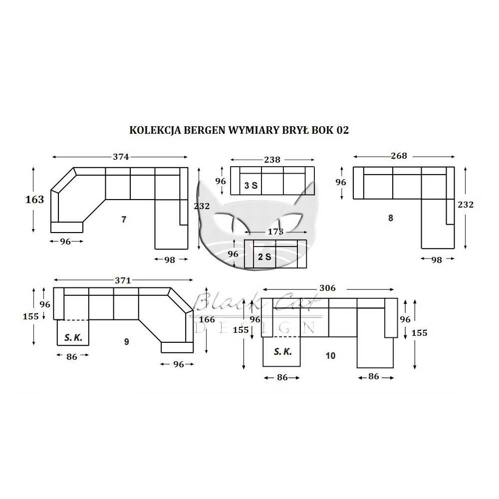 Nowoczesny narożnik Bergen Nowoczesny narożnik Bergen