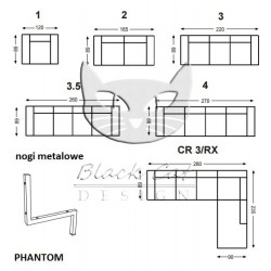 Modernistyczny narożnik Phantom Modernistyczny narożnik Phantom
