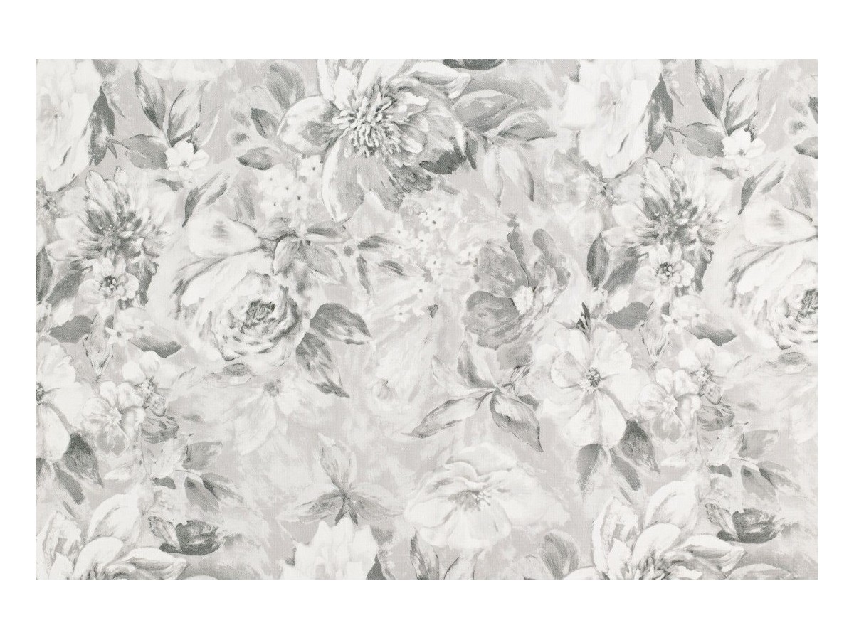Tkanina tapicerska malowane kwiaty