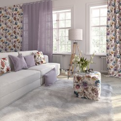 Tkanina tapicerska malowane kwiaty