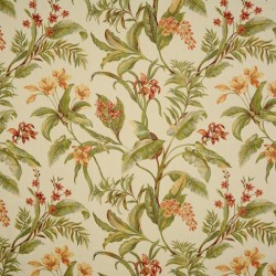 Tkanina tapicerska wzór roślinny