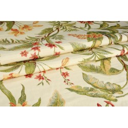 Tkanina tapicerska wzór roślinny