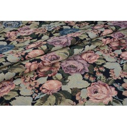 Regina - gruba żakardowa tkanina w róże