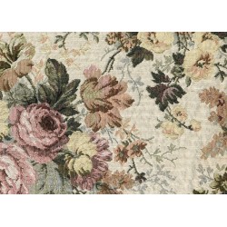 Regina 32- gruba żakardowa tkanina w róże