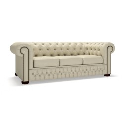 Sofa Windsor Slim 250 cm - klasyczna pikowana sofa