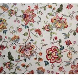 Tkaniny gobelinowa we wzory roślinne