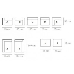 Clio narożnik modułowy na wymiar