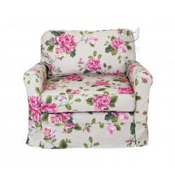 Kanapa w stylu vintage - Flower 110 cm 