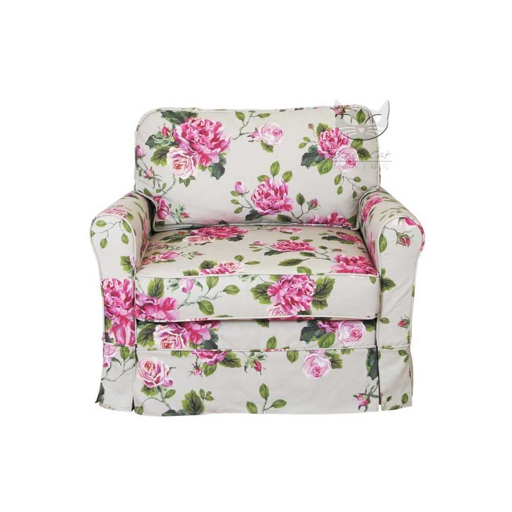 Kanapa w stylu vintage - Flower 110 cm 