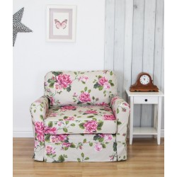 Kanapa w stylu vintage - Flower 110 cm 