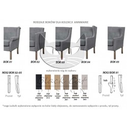 Narożnik do kuchni na wymiar Annmarie