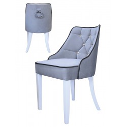 Lidia - bardzo wygodne krzesło z zaokrąglonym oparciem