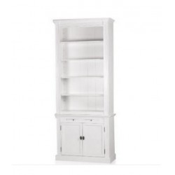 Biała stylowa biblioteczka Edna