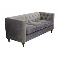 Donna pikowana miękka sofa w pluszowej tkaninie Donna pikowana miękka sofa w pluszowej tkaninie