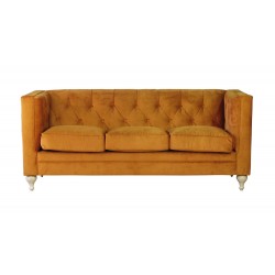 Donna 200 cm pikowana miękka sofa w pluszowej tkaninie Donna 200 cm pikowana miękka sofa w pluszowej tkaninie