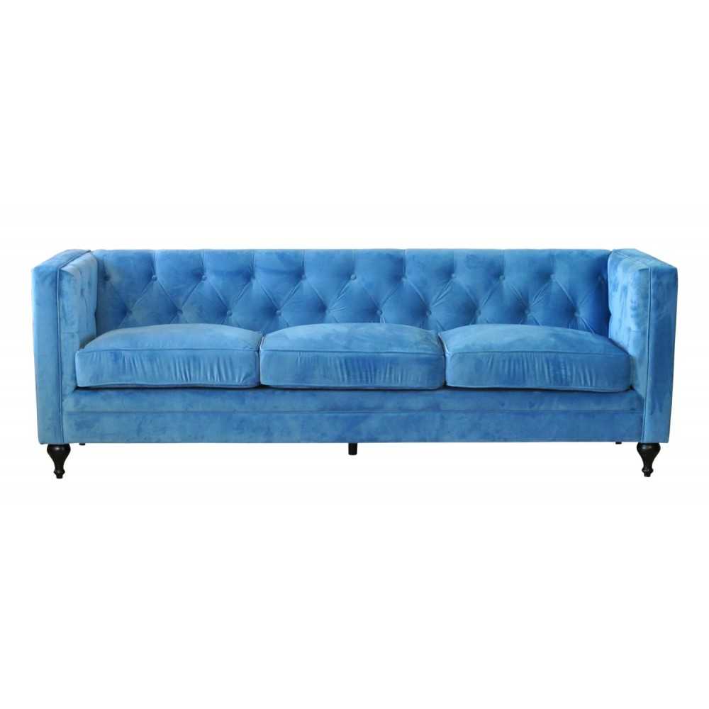 Donna pikowana miękka sofa w pluszowej tkaninie Donna pikowana miękka sofa w pluszowej tkaninie
