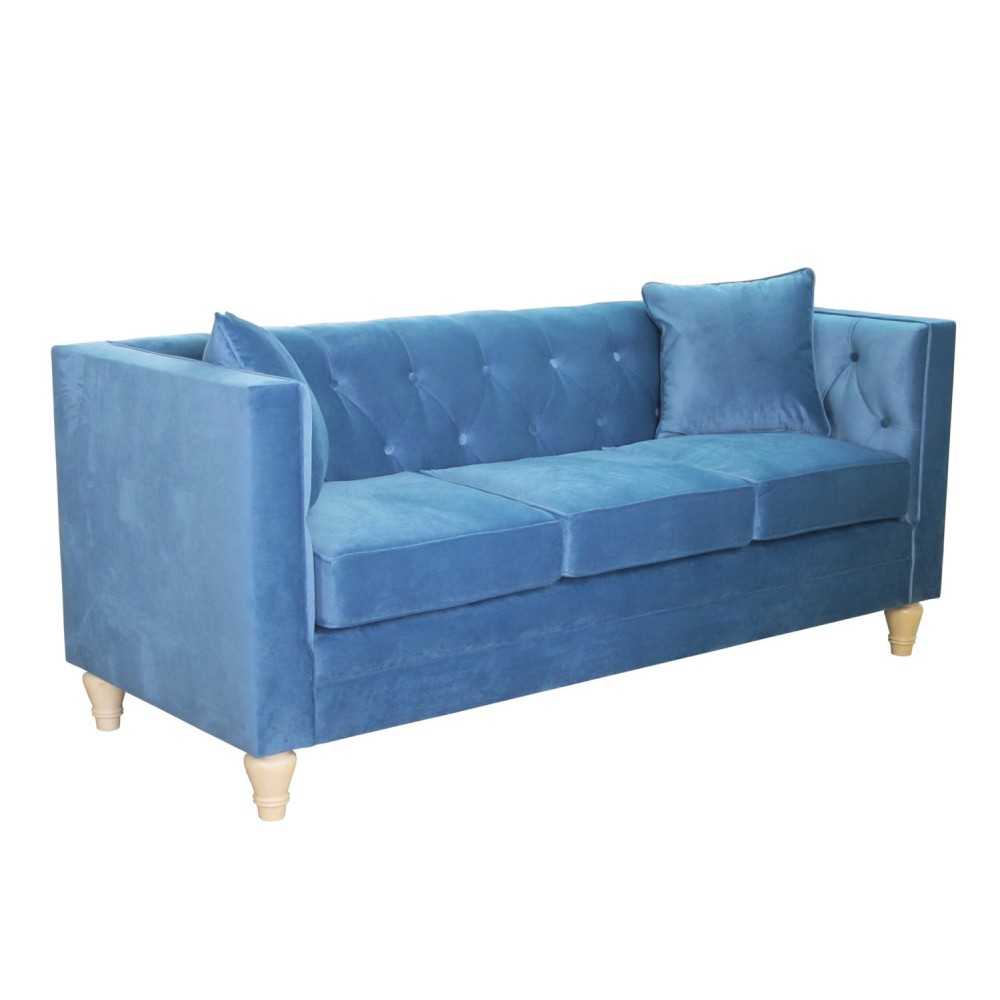 Donna pikowana miękka sofa w pluszowej tkaninie Donna pikowana miękka sofa w pluszowej tkaninie