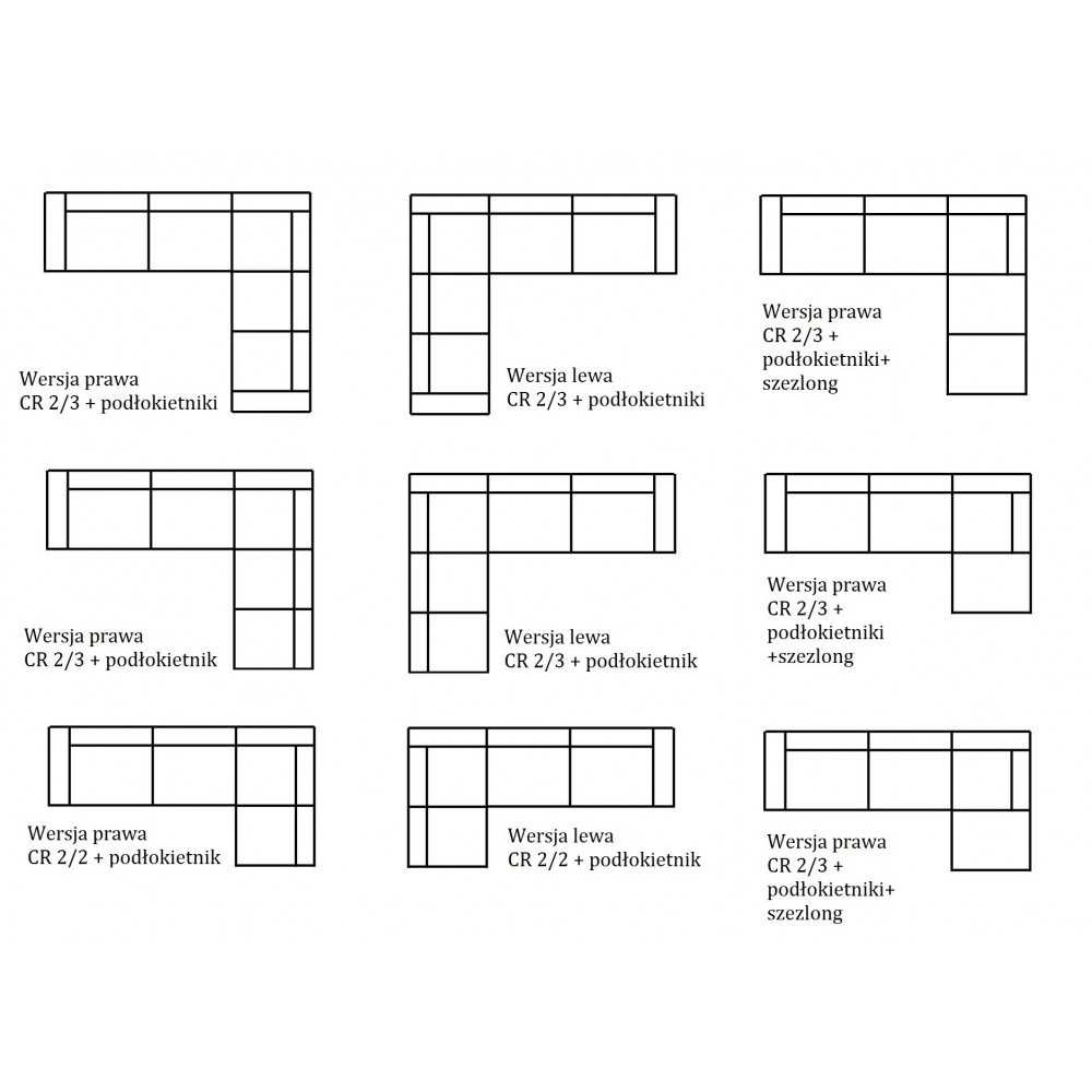 Przytulny narożnik Tiesto Przytulny narożnik Tiesto