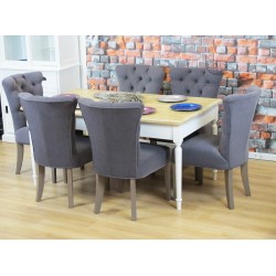 Stół Bianco lux 160x90 - meble stylowe drewniane