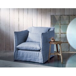 Cloud sofa z luźnym pokrowcem na wymiar