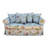 Samantha 180 - kolorowa sofa z fartuchem