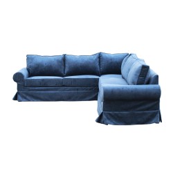 Narożnik ze ściąganym pokrowcem i funkcją spania na wymiar